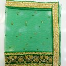 Border Chunari | Fancy Pooja Cloth/ Mata Puja Chunari  (Border 9'' x 13'')