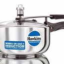 Hawkins Induction Pressure Cooker Stainless Steel 3 Ltr