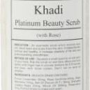 Khadi India Platinum Scrub 210ml