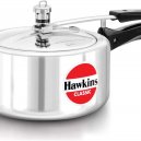 Hawkins  Aluminum Pressure Cooker, 3.5 Litre, Silver CL35