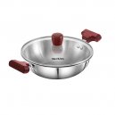 Hawkins Deep Fry Pan Tri-Ply Stainless Steel with Glass Lid 1.5L | SSD15G