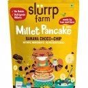 Slurrp Farm Millet Pancake Mix: Banana Choco-chip and Supergrains 150 g