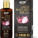 WOW Onion Black Seed Hair Oil for Natural Hair Care  200ml