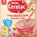 Nestle Cerelac Brown Rice & Milk 350g Tin