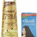 Emami 7 Oils In One+Kesh King Shampoo 60ml