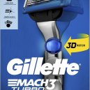 Gillette Mach3 Turbo 3D Motion Razor 1s + 2 Blade