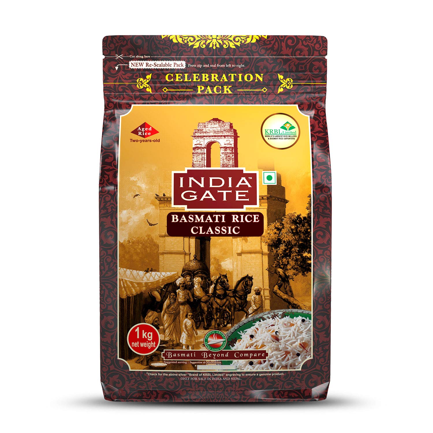 India Gate Classic Basmati Rice1Kg