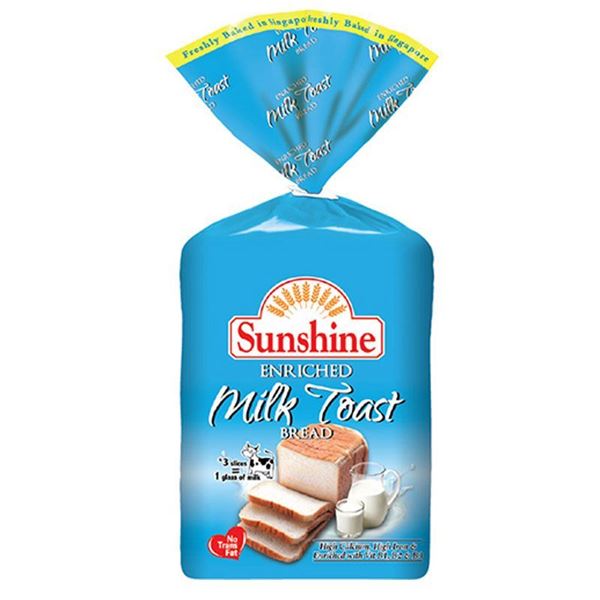 Sunshine Milk Toast Bread 400G