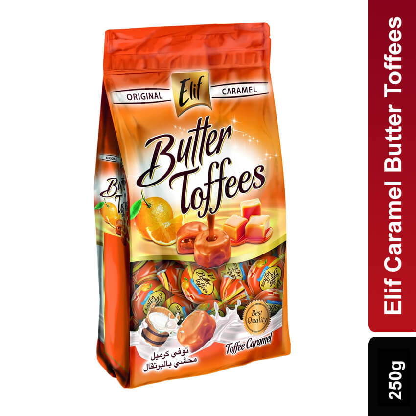 Elif Caramel Toffee 250Gm