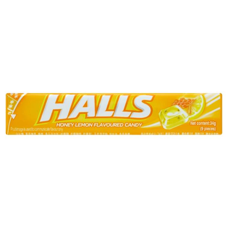 Halls Lemon Candy 34 gm