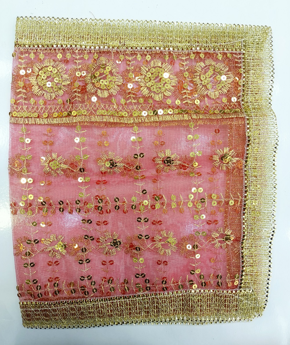 Net Tikli Chunari | Pooja Ki Chunari 12" x 20"