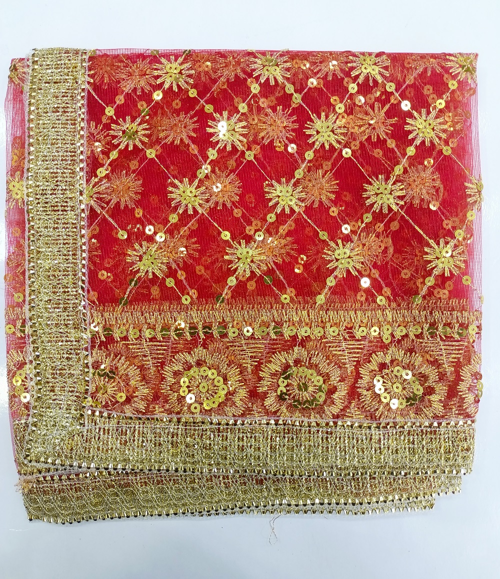 Net Tikli Chunari | Pooja Ki Chunari 20" x 40"