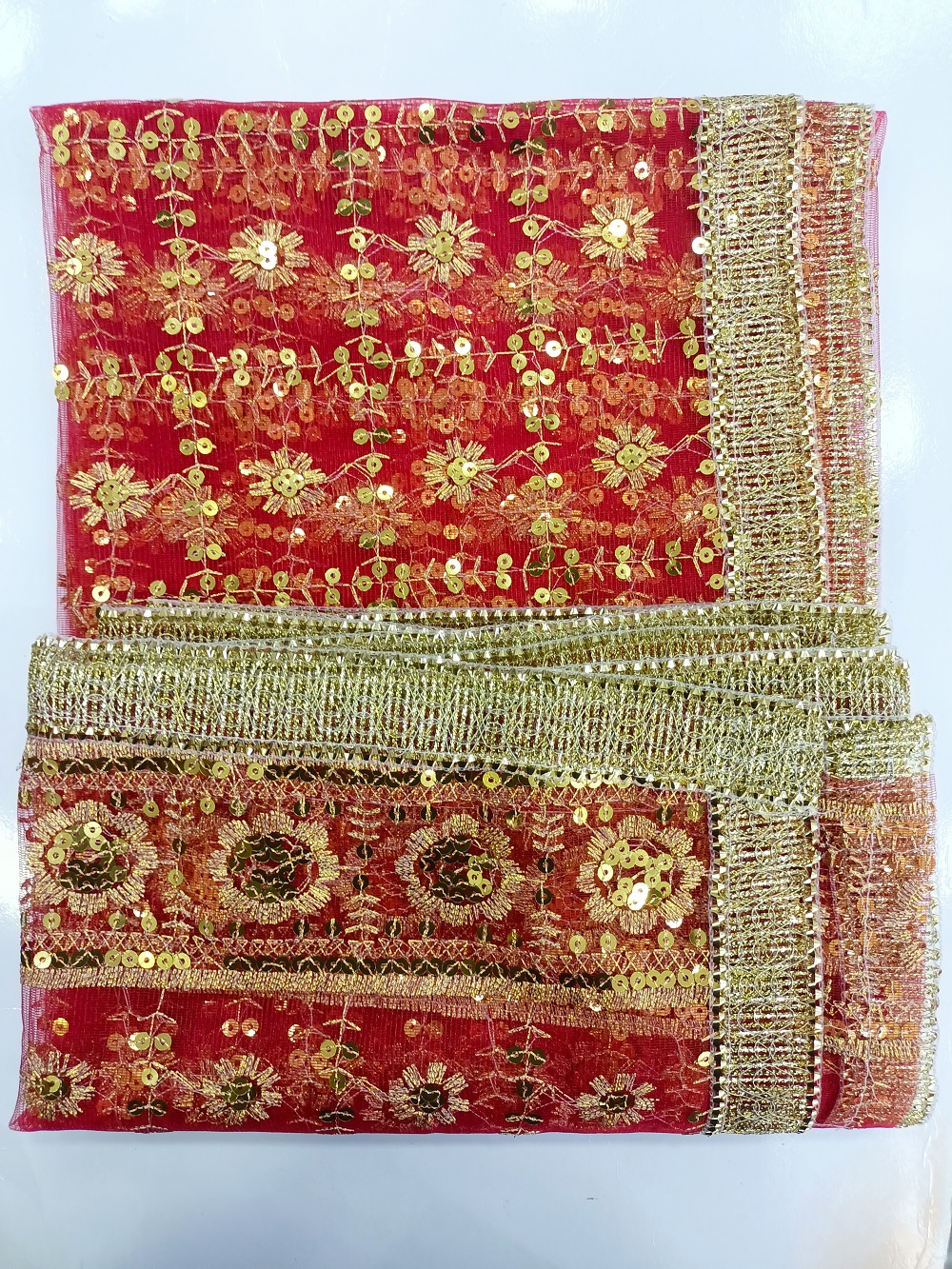 Net Tikli Chunari | Pooja Ki Chunari 40" x 80"