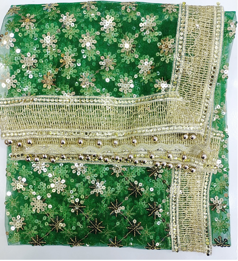 Net Bindia Chunari | Pooja Ki Chunari 40" x 40"