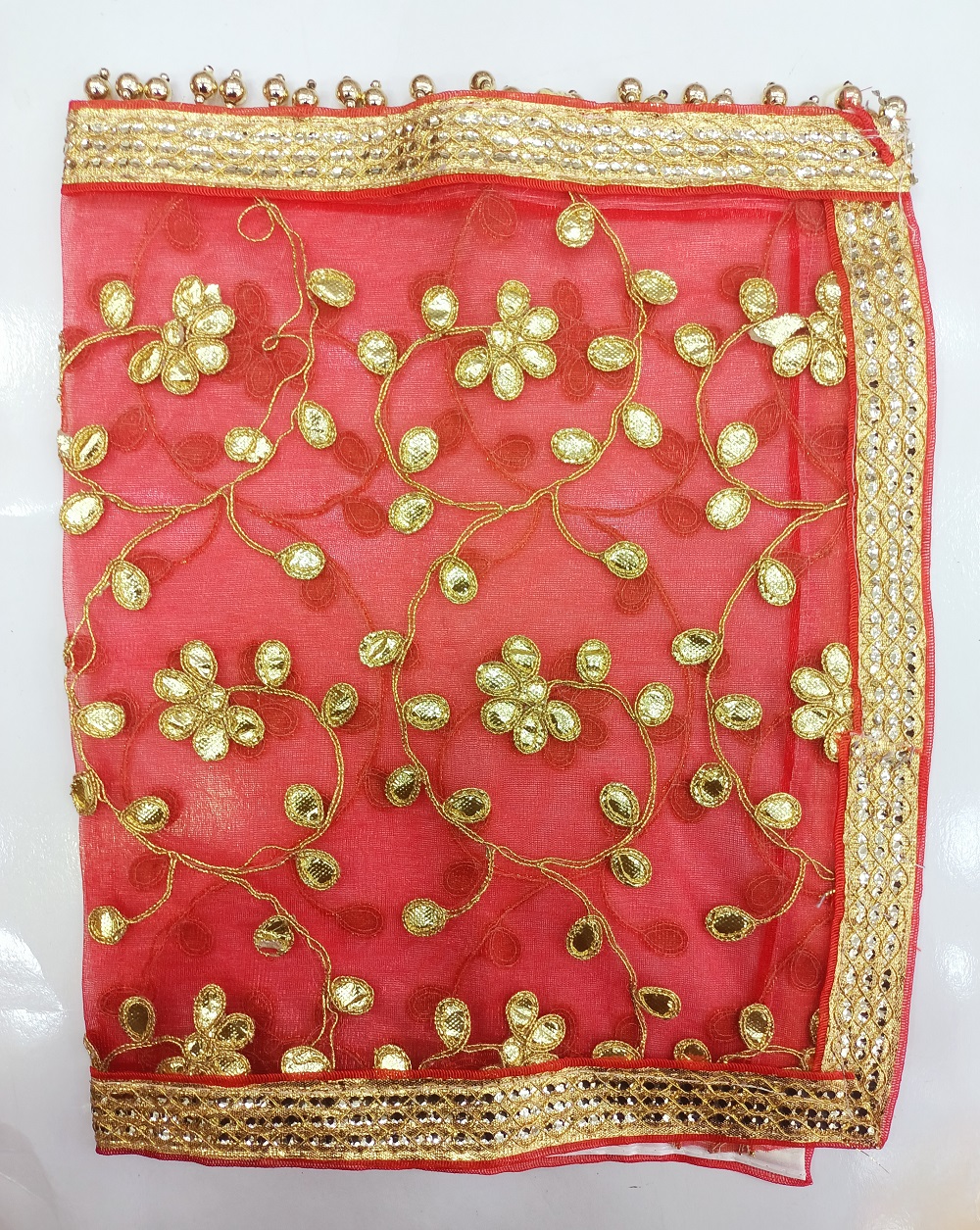 Gota Chunari | Gota Patti Mata Ki Chunari 12" x 20"