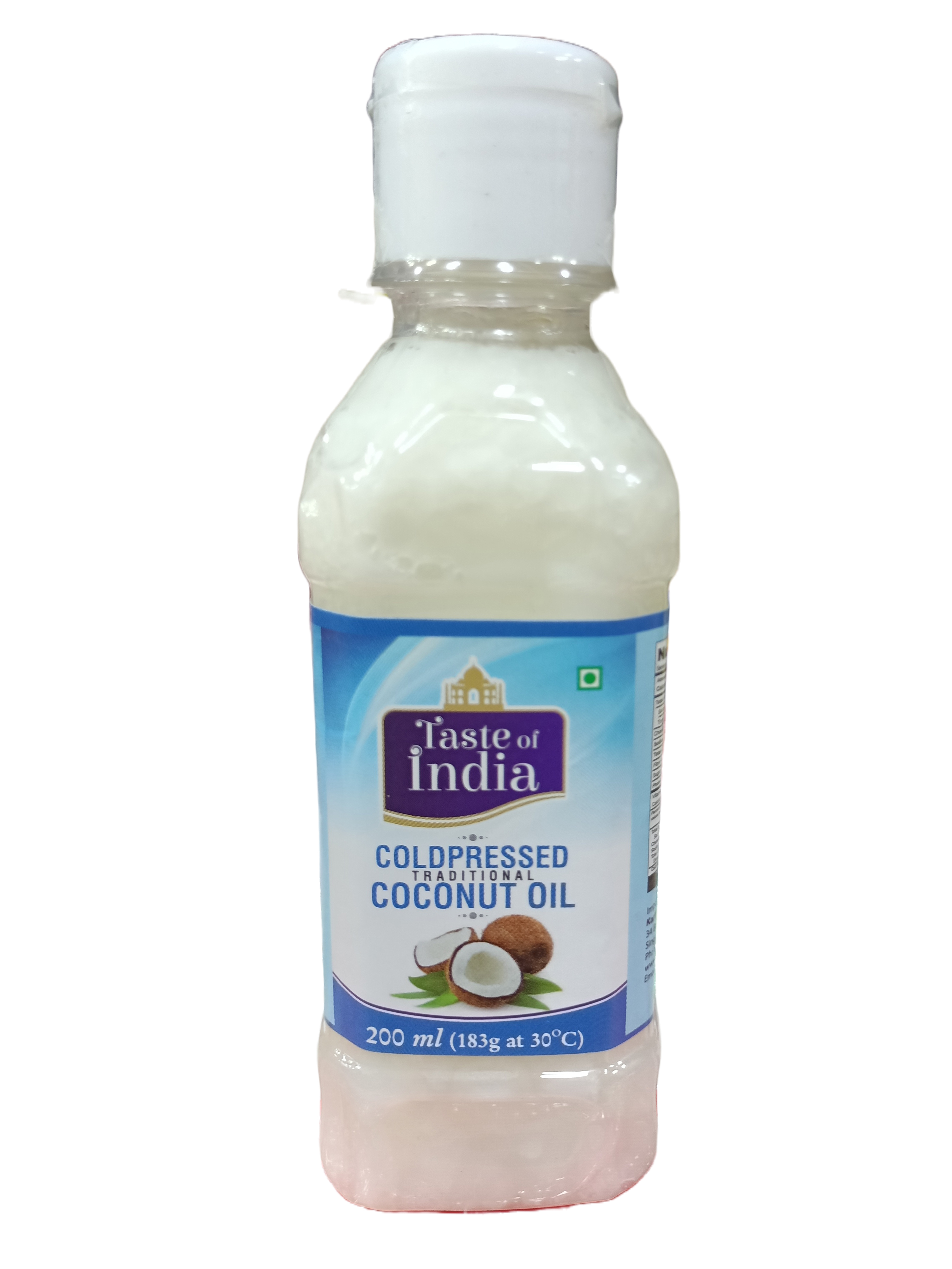 Taste of India Coconut Oil Cold Pressed 200ml