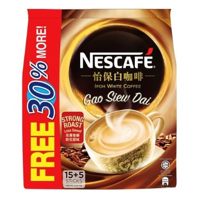 Nescafe White Coffee Gao Siew Dai 20X31G