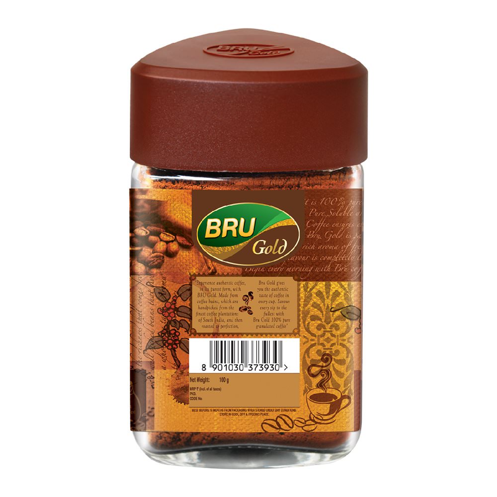 Bru Gold Coffee 100gm Bottle