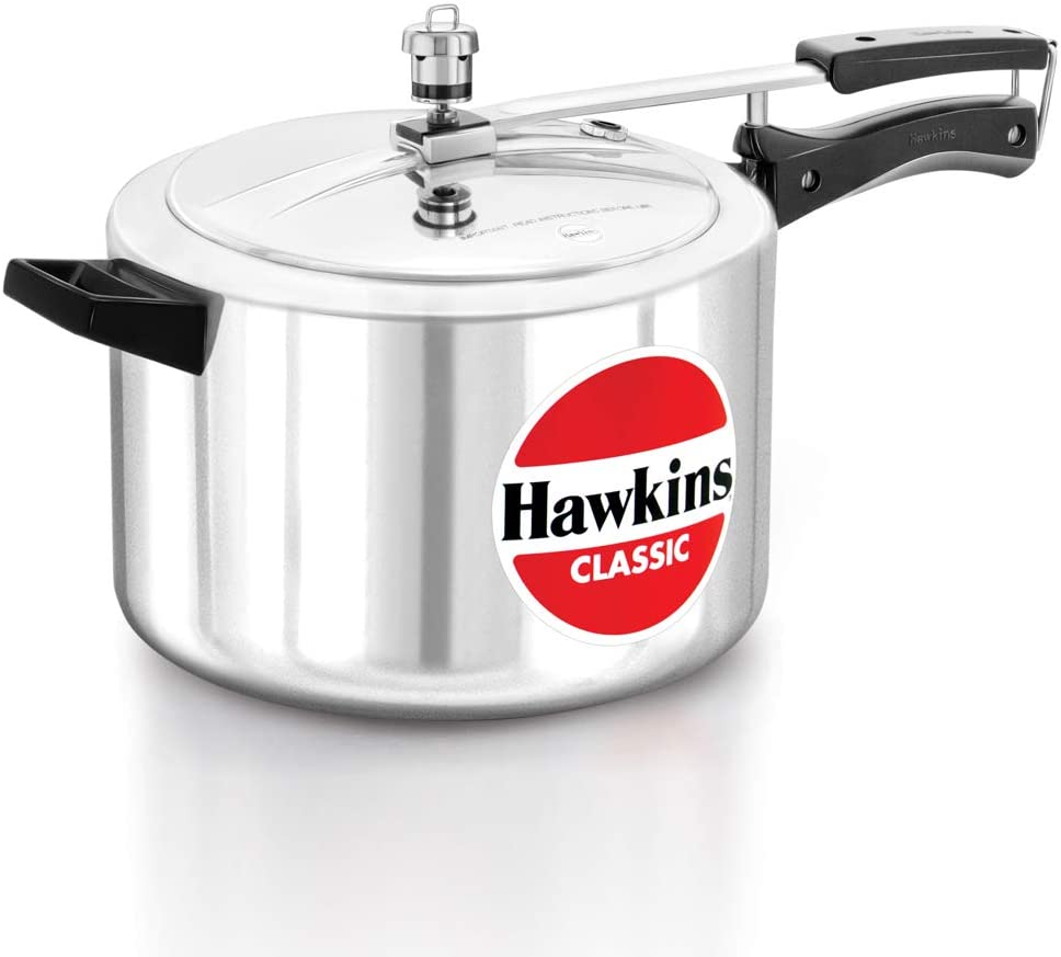 Hawkins Classic Aluminum Wide Body Pressure Cooker 8-Liter  CL8W