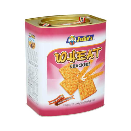 Julies Wheat Crackers 700G Tin