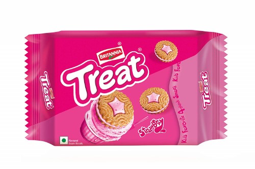 Britannia Treat Strawberry Biscuit 150G