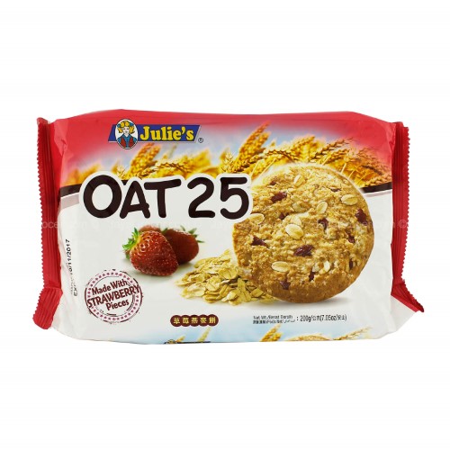 Julie's Oat 25 Strawberry 200gm