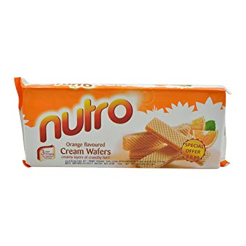 Nutro Cream Wafers Orange 150gm