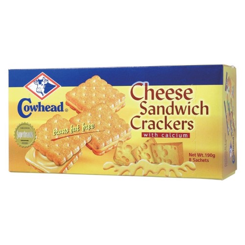 Cowhead Cheese Sandwich Crackers 190gm