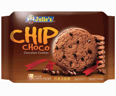 Julie's Chip Choco 200gm