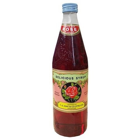 T G Kiat Rose Syrup 750 ml