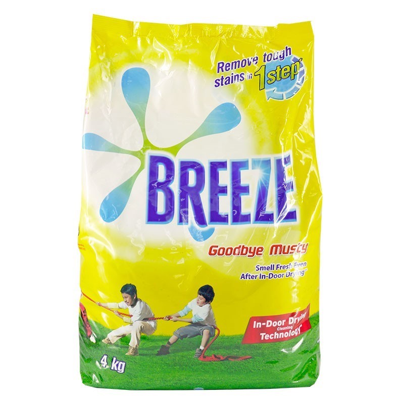 Breeze Musty Detergent Powder 4Kg