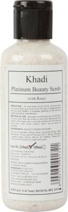 Khadi India Platinum Scrub 210ml