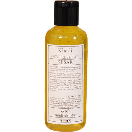 Khadi India Oxy Kesar Gel 210Ml