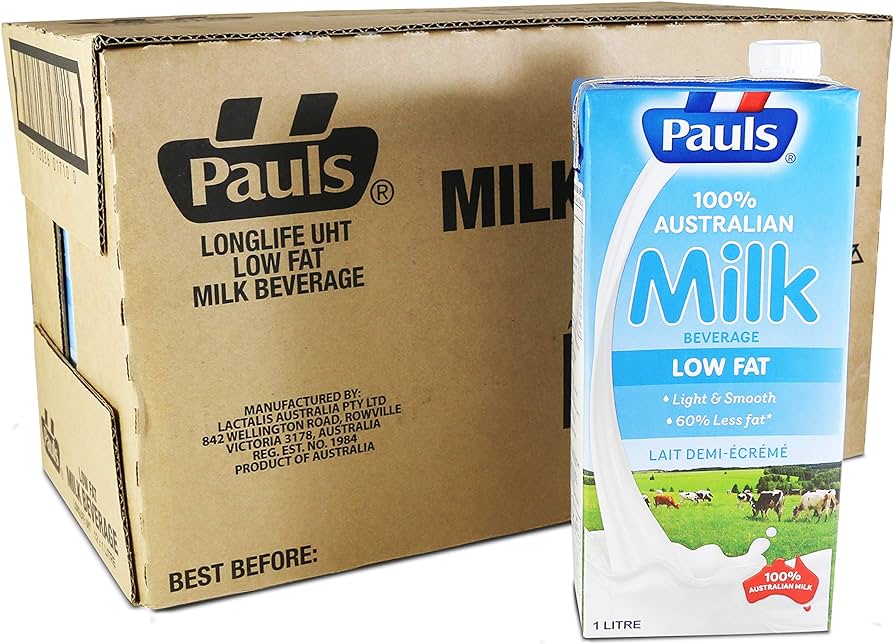 Pauls Low Fat Milk 1 Carton (12 x 1L)
