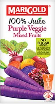 Marigold Purple Veg Mix Fruit 200ml