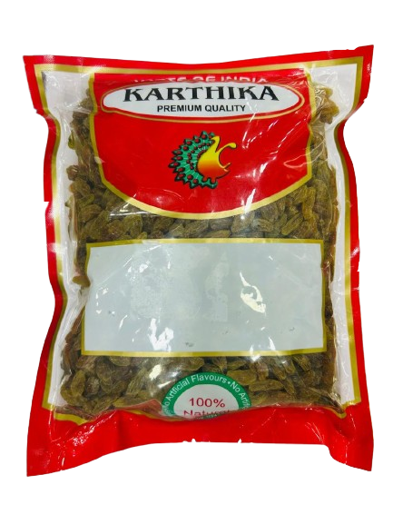 KARTHIKA RAISINS GREEN (WITH SEED) 1 KG