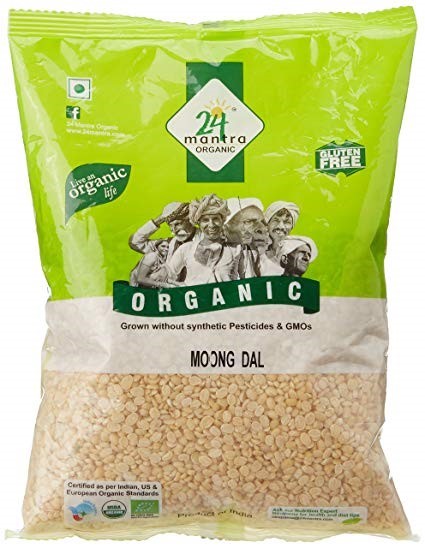24 Mantra Organic Moong Dal 500gm