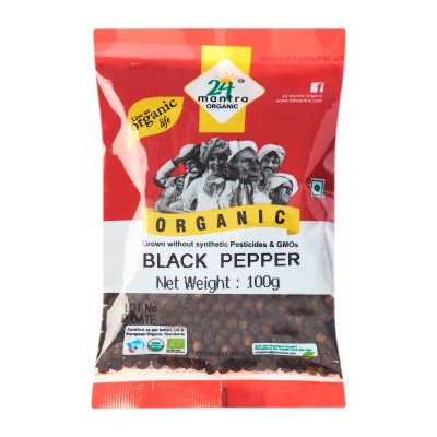 24 Mantra Organic Black Pepper 100gm