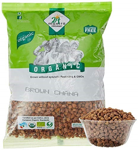 24 Mantra Organic Brown Chana 1Kg