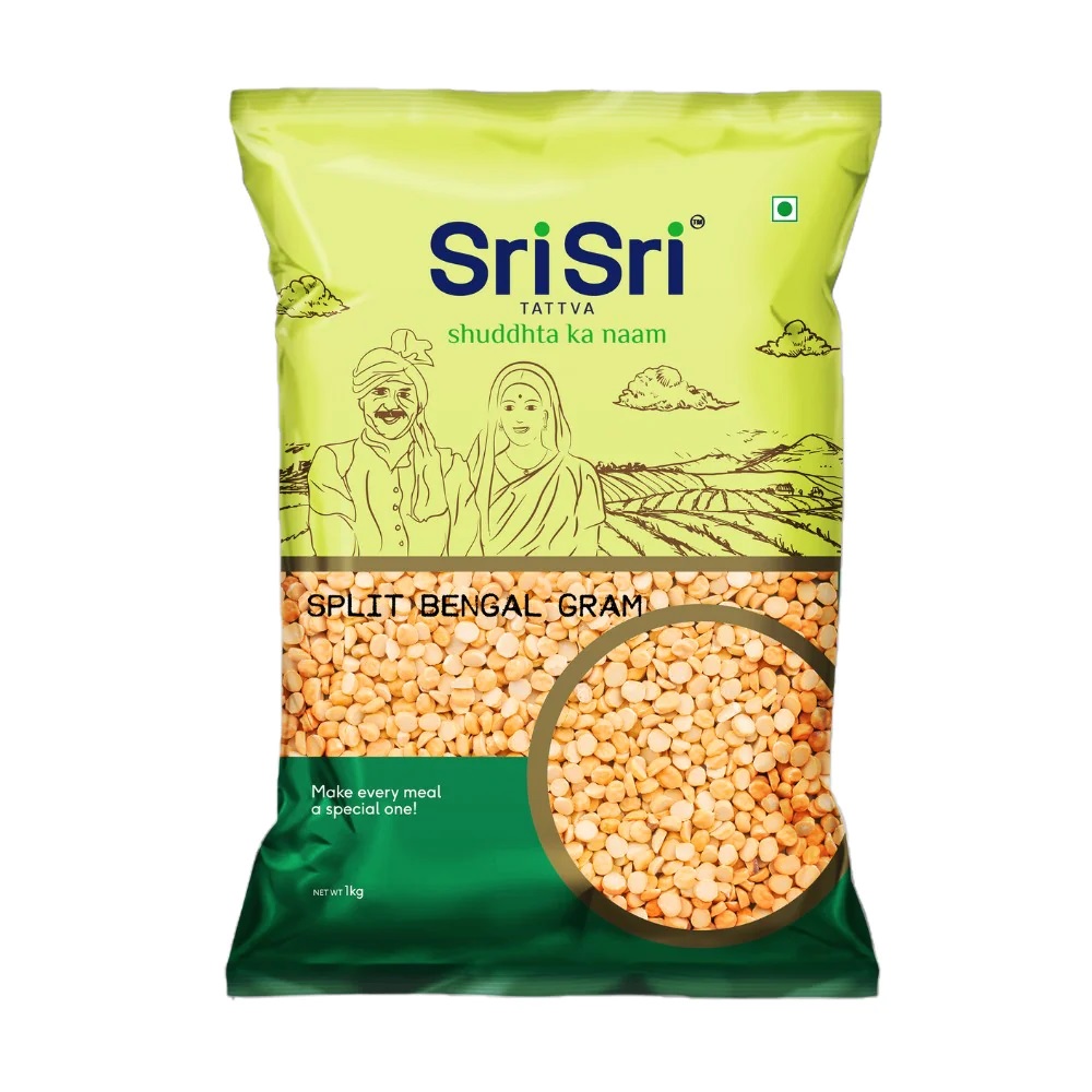 Sri Sri Chana Dal - Split Bengal Gram, 1kg