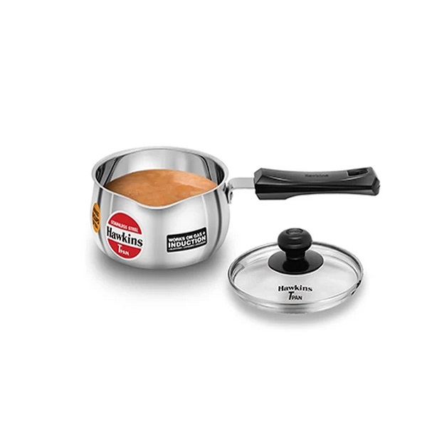 Hawkins Stainless Steel T-Pan with Glass Lid 1L | SST10G