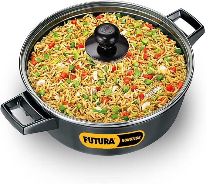 Futura Nonstick Cook n Serve Bowl With Glass Lid 3L | NCB30G