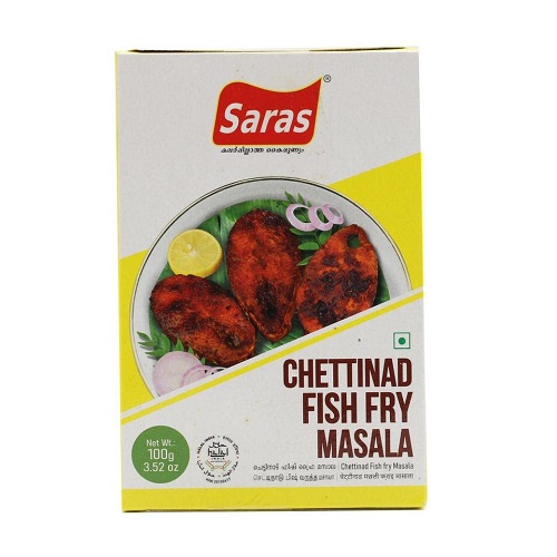 Saras Chettinad Fish Fry Masala 100Gm