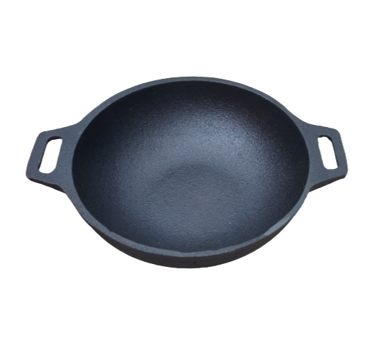 Surya Cast Iron Flat Kadai Induction Base 10 Inches