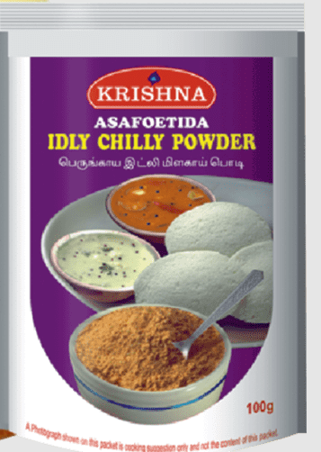 Krishna Asafoetida Idly Chilly Powder 100gm