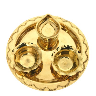 Brass Aarathi Set