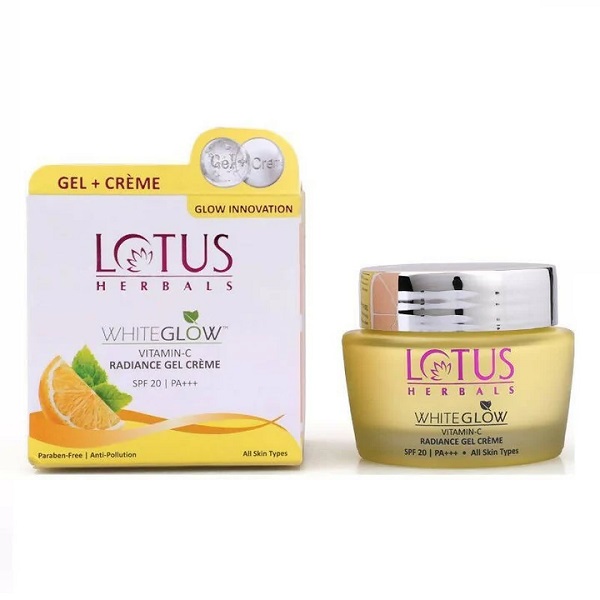 Lotus Herbals WhiteGlow Vitamin-C Radiance Gel Creme SPF 20 - 50g