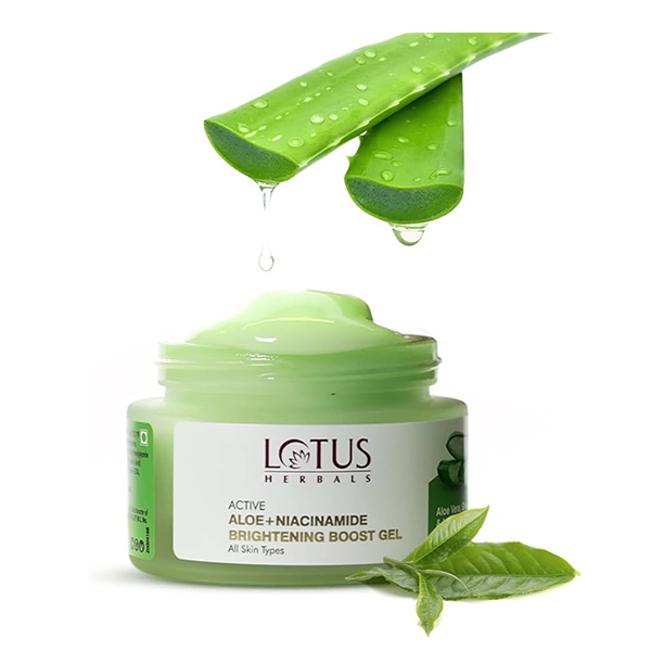 Lotus Herbals Active Aloe + Niacinamide Brightening Boost Gel 50g