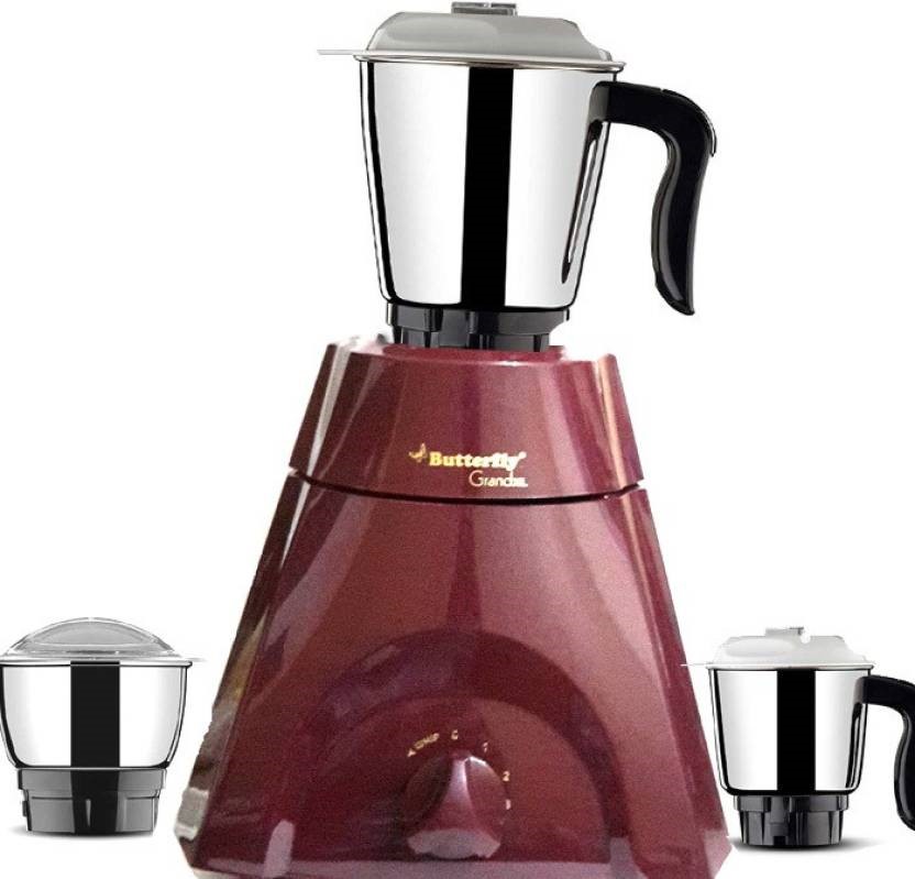 Butterfly Grand Mixer Grinder Cherry Red 2 Jar