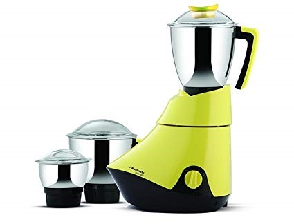 Butterfly Splendid Mixer Grinder Yellow 3 Jar